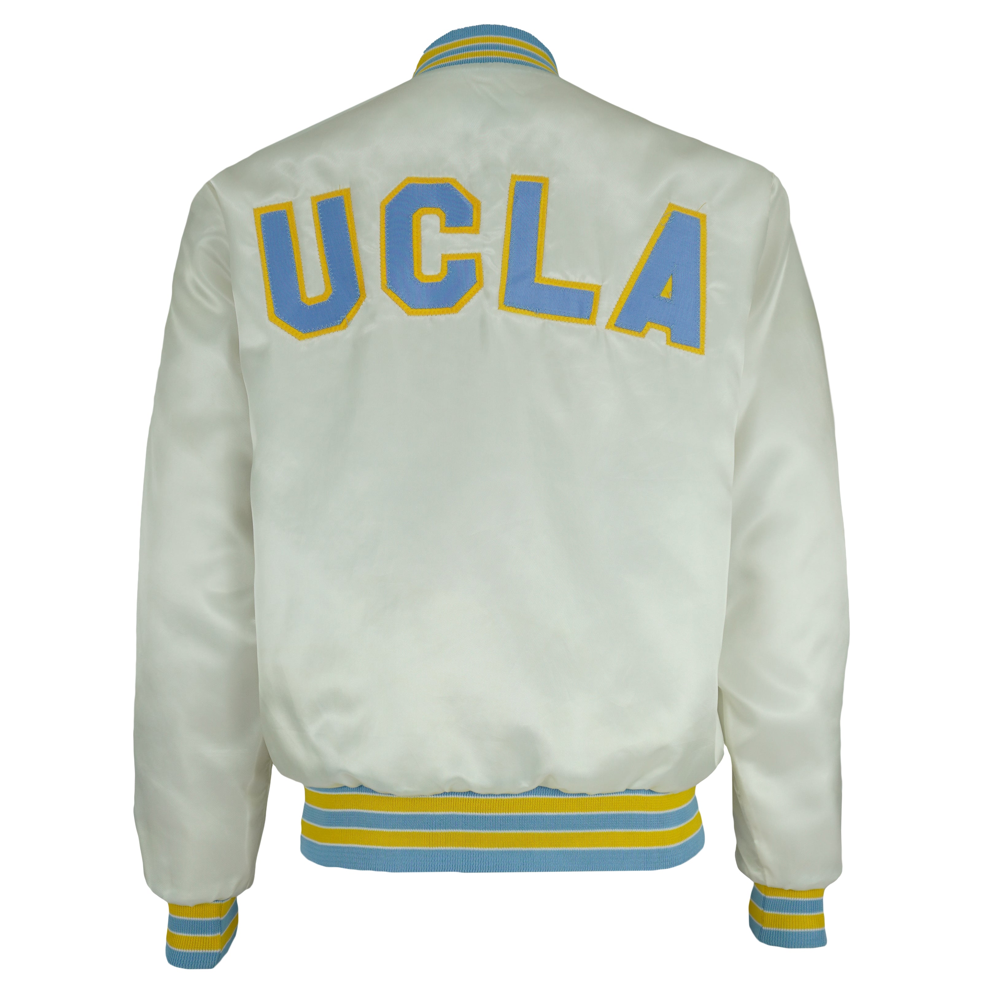 NCAA (Swingster) - UCLA Bruins Satin Jacket 1990s Medium Vintage Retro
