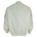 MLB (Swingster) - Off-White Chicago Cubs Satin Jacket 1990s X-Large Vintage Retro Baseball