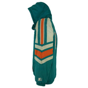 Starter - Miami Dolphins Zip-Up Hooded Jacket 1990s Large Vintage Retro Football