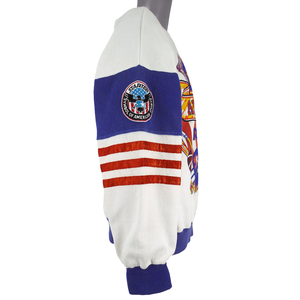 Starter - All American Crew Neck Sweatshirt 1990s Large Vintage Retro
