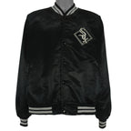 MLB - Black Chicago White Sox Satin Jacket 1990s X-Large Vintage Retro Baseball