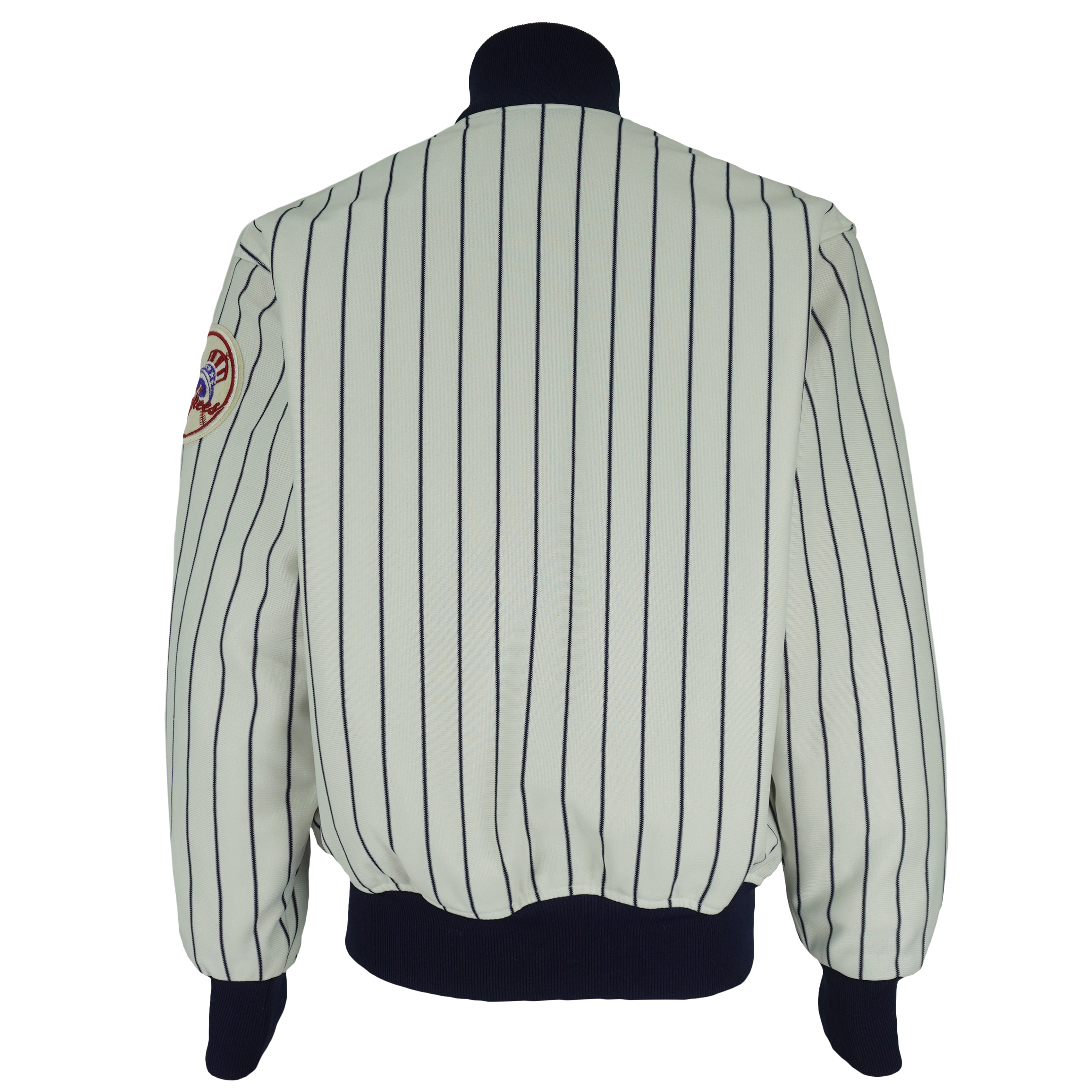MLB (Felco) - New York Yankees Pinstripe Jacket 1990s Large Vintage Retro Baseball