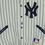 MLB (Felco) - New York Yankees Pinstripe Jacket 1990s Large Vintage Retro Baseball