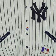 MLB (Felco) - New York Yankees Pinstripe Jacket 1990s Large Vintage Retro Baseball