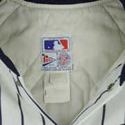 MLB (Felco) - New York Yankees Pinstripe Jacket 1990s Large Vintage Retro Baseball