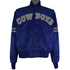 Starter (Pro Line) - Dallas Cowboys Satin Jacket 1980s Large Vintage Retro Football