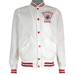 NCAA (College Vault) - Wisconsin Badgers Satin Varsity Jacket 1990s Medium Vintage Retro