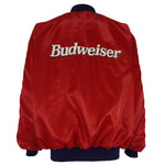 Budweiser - Bud King Of Beers Button-Up Satin Jacket 1990s X-Large
