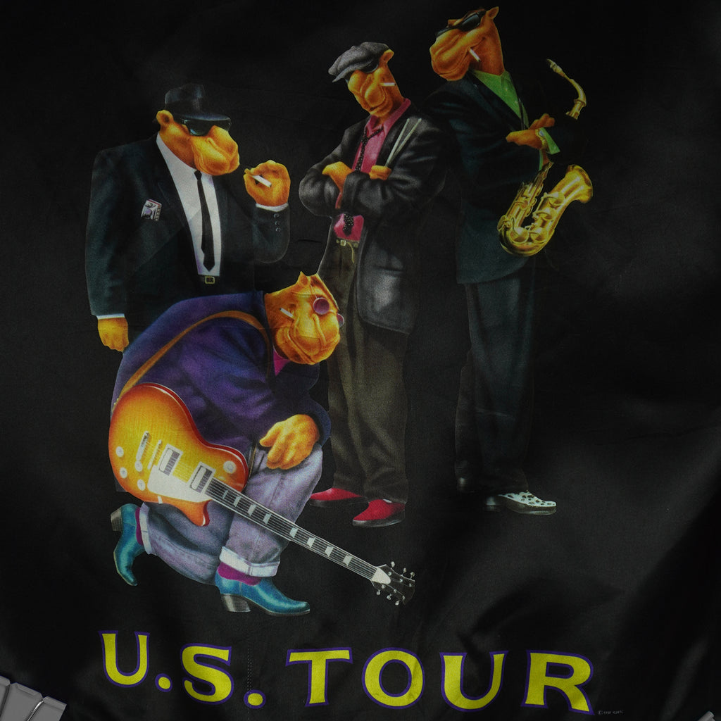 Camel (Swingster) - The Hard Pack U.S. Tour Satin Jacket 1991 Large Vintage Retro