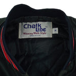 NFL (Chalk Line) - Black Chicago Bears Satin Jacket 1990s Medium Vintage Retro Football