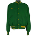 Nike - Green Embroidered Jacket 1990s Large Vintage Retro