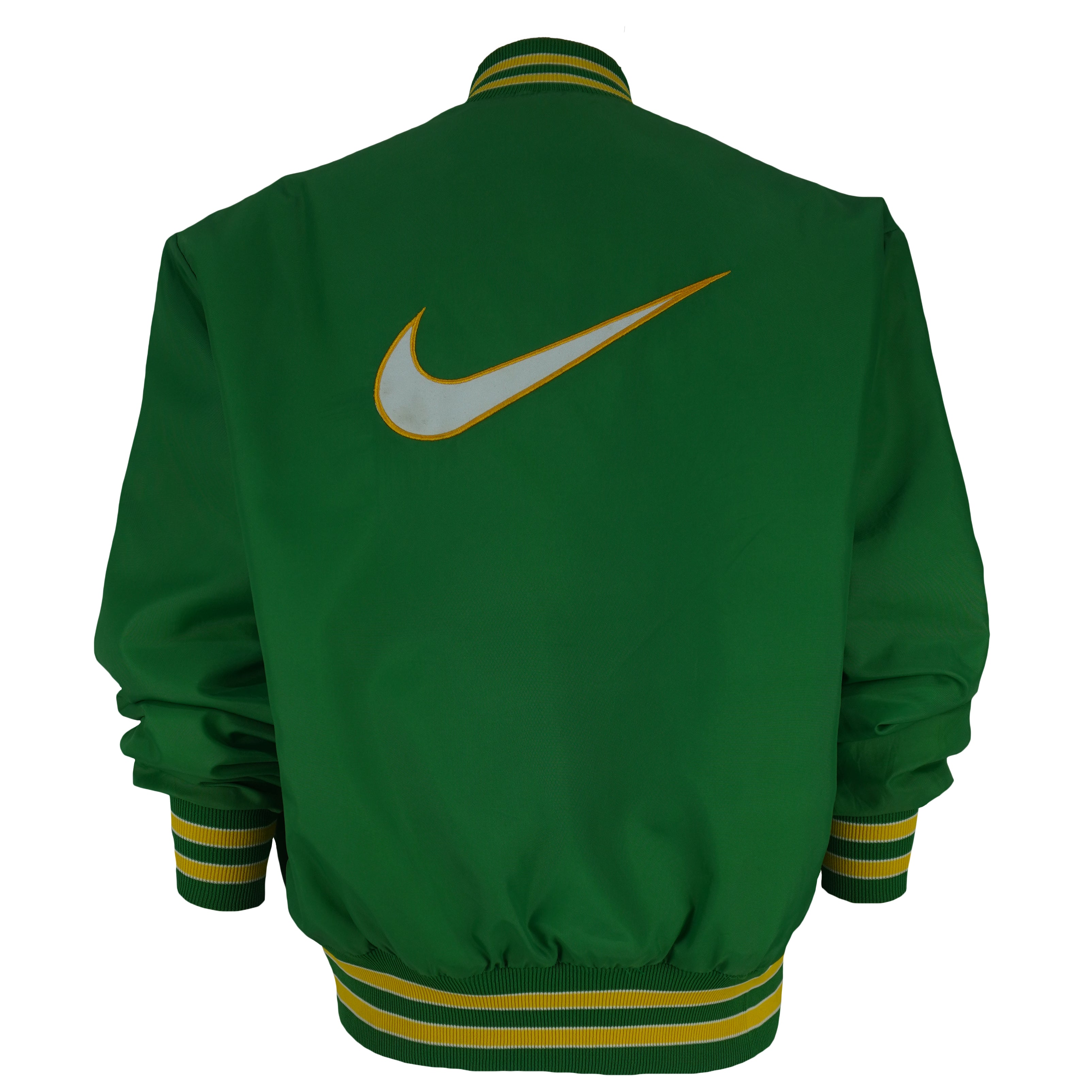 Nike - Green Embroidered Jacket 1990s Large Vintage Retro