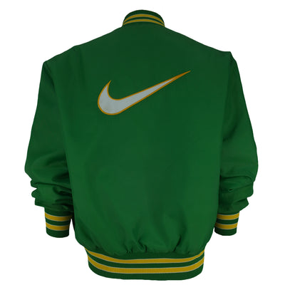 Nike - Green Embroidered Jacket 1990s Large