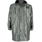 Vintage - Silver Bad Boy U.S.A. Long Jacket 1990s Medium Vintage Retro