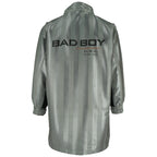 Vintage - Silver Bad Boy U.S.A. Long Jacket 1990s Medium Vintage Retro