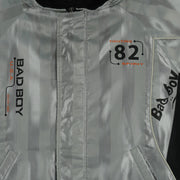 Vintage - Silver Bad Boy U.S.A. Long Jacket 1990s Medium Vintage Retro