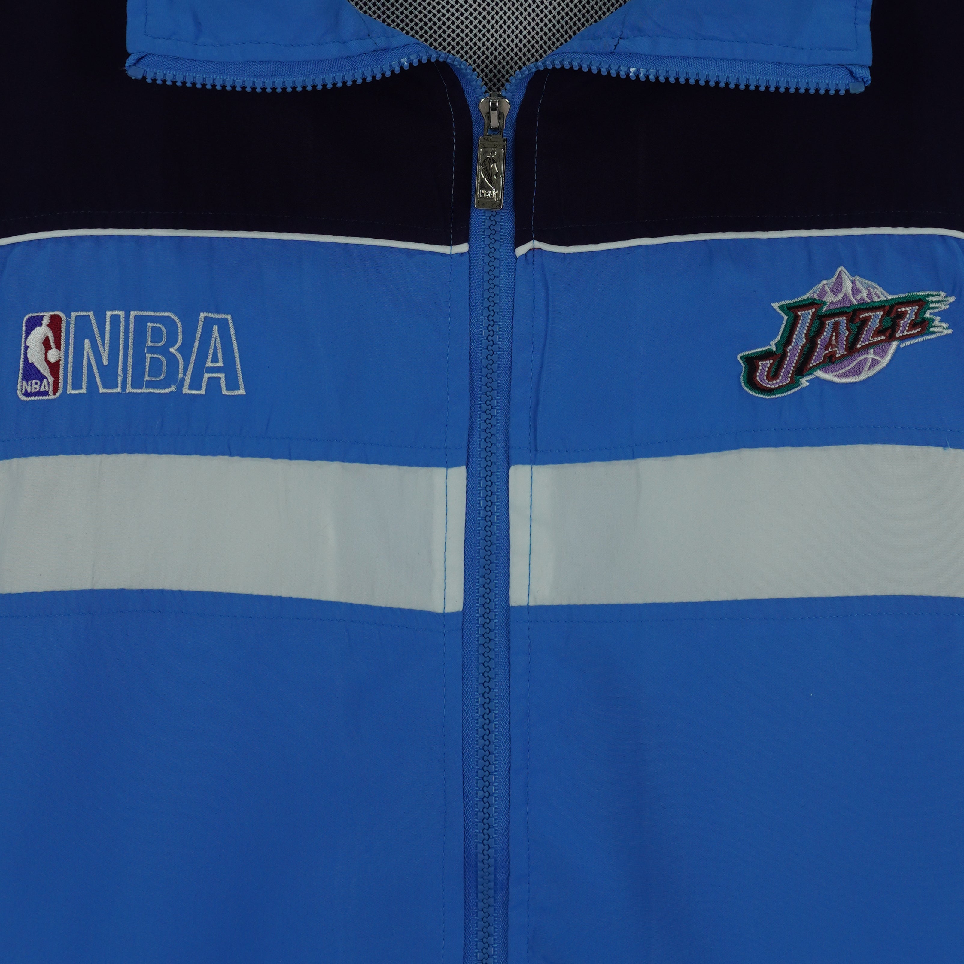 NBA - Utah Jazz Spell-Out Convertible Jacket 1990s Medium Vintage Retro Basketball
