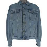 Vintage - Hard Rock Cafe London Embroidered Denim Jacket 1990s X-Large Vintage Retro