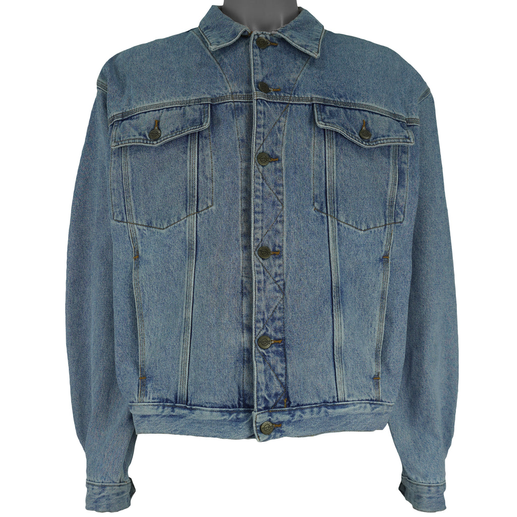 Vintage - Hard Rock Cafe London Embroidered Denim Jacket 1990s X-Large Vintage Retro