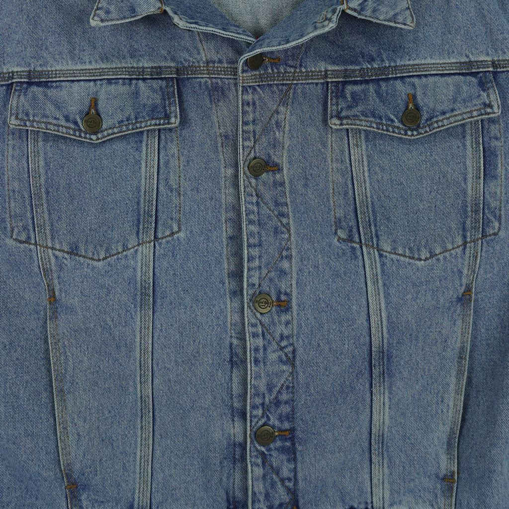 Vintage - Hard Rock Cafe London Embroidered Denim Jacket 1990s X-Large Vintage Retro