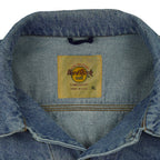 Vintage - Hard Rock Cafe London Embroidered Denim Jacket 1990s X-Large Vintage Retro