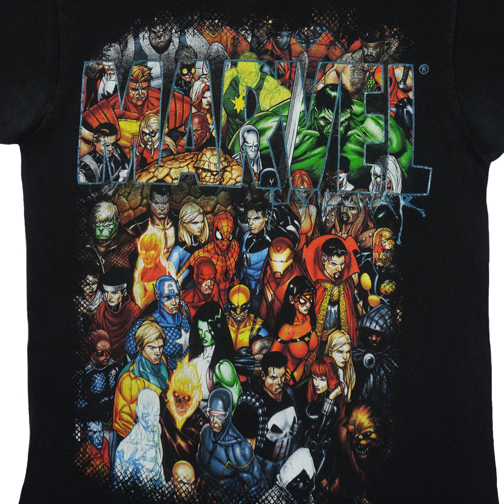 Marvel - Civil War Superheroes T-Shirt 2000s Medium Vintage Retro