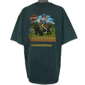 Harley Davidson - Yellowstone Bozeman Montana Cowboy T-Shirt 1990s X- Large Vintage Retro