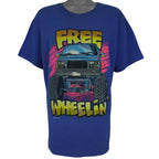 Vintage (SSI) - Free Wheelin' Monster Truck T-Shirt 1993 X-Large Vintage Retro