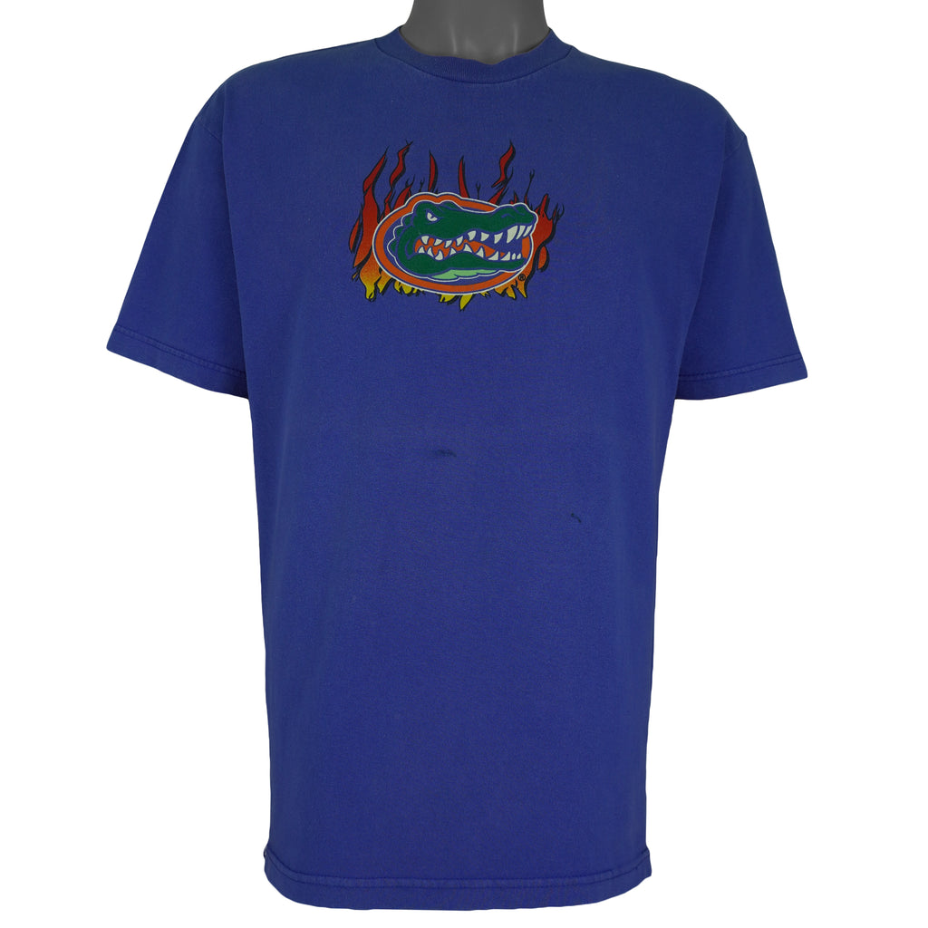 NCAA - Florida Vs Tennessee, Who's Hot, Who's Not Spell-Out T-Shirt 1990s Large Vintage Retro