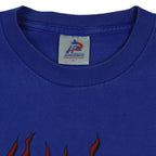 NCAA - Florida Vs Tennessee, Who's Hot, Who's Not Spell-Out T-Shirt 1990s Large Vintage Retro