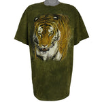 Vintage (The Mountain) - Tiger Tie Dye Animal Print T-Shirt 1999 X-Large