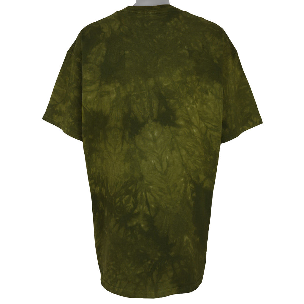 Vintage (The Mountain) - Tiger Tie Dye Animal Print T-Shirt 1999 X-Large Vintage Retro