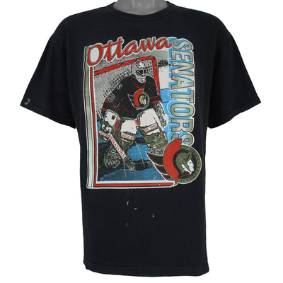 NHL - Ottawa Senators 9 Stanley Cup Victories T-Shirt 1990s Large