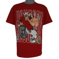 NCAA (Nutmeg) - Wisconsin Badgers, Rose Bowl T-Shirt 1990s Large Vintage Retro
