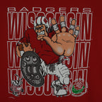 NCAA (Nutmeg) - Wisconsin Badgers, Rose Bowl T-Shirt 1990s Large Vintage Retro