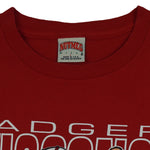 NCAA (Nutmeg) - Wisconsin Badgers, Rose Bowl T-Shirt 1990s Large Vintage Retro