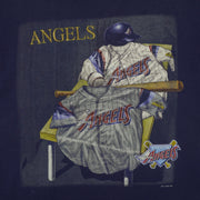 MLB (CSA) - California Angels Locker Room T-Shirt 1998 Large vintage retro baseball