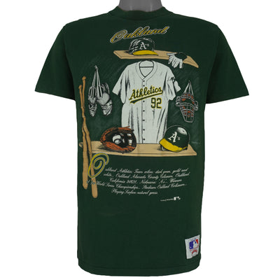 MLB (Nutmeg) - Oakland Athletics Locker Room T-Shirt 1991 Large