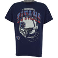 NFL (Dynasty) - Tennessee Titans Helmet T-Shirt 1990s Large Vintage Retro Football