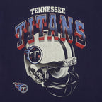 NFL (Dynasty) - Tennessee Titans Helmet T-Shirt 1990s Large Vintage Retro Football
