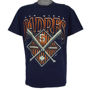 MLB (Hanes) - San Diego Padres T-Shirt 1995 Large Vintage Retro Baseball