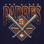MLB (Hanes) - San Diego Padres T-Shirt 1995 Large Vintage Retro Baseball