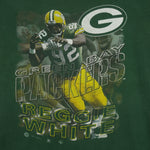 NFL (Sport Attack) - Green Bay Packers, Reggie White T-Shirt 1996 Large Vintage Retro Football