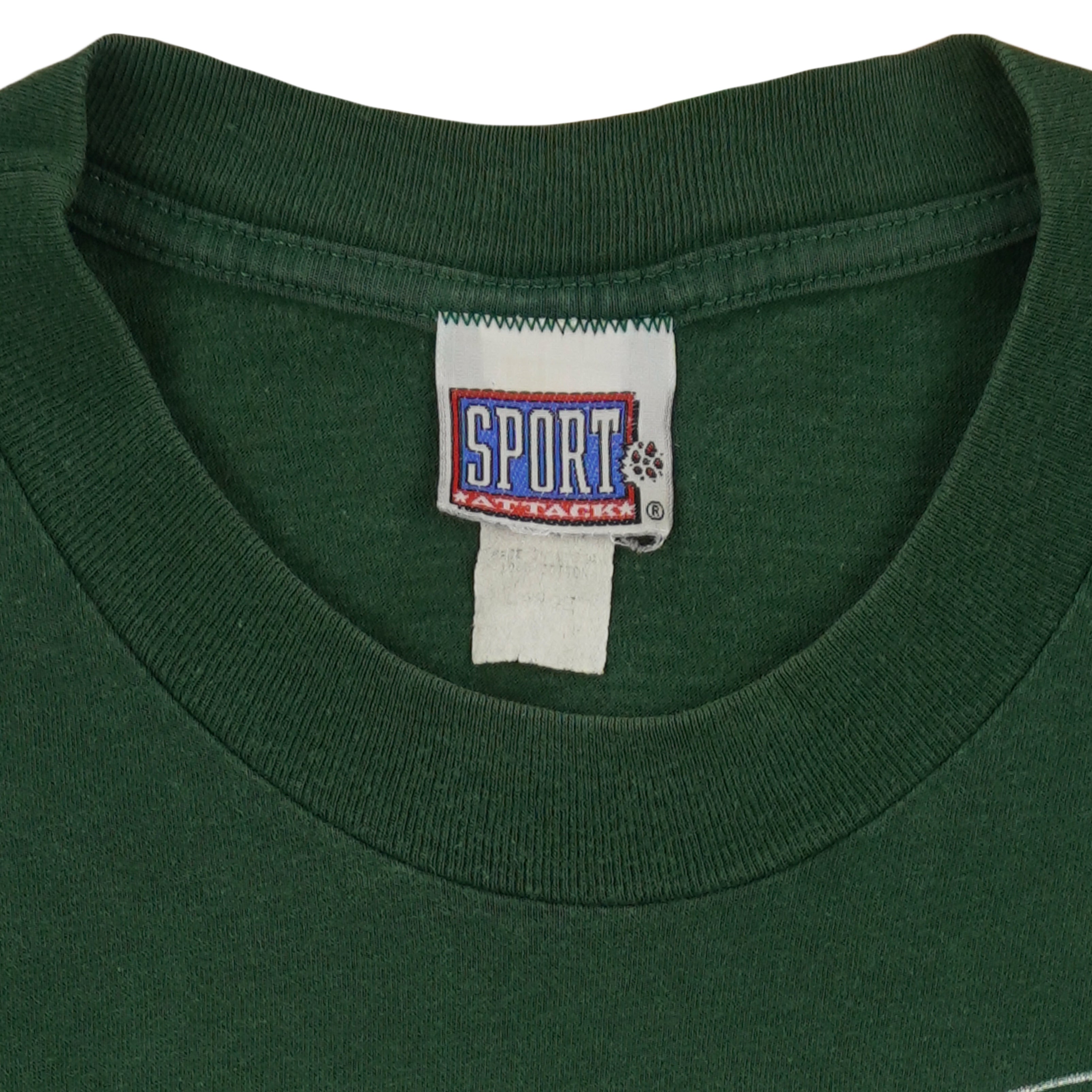 NFL (Sport Attack) - Green Bay Packers, Reggie White T-Shirt 1996 Large Vintage Retro Football