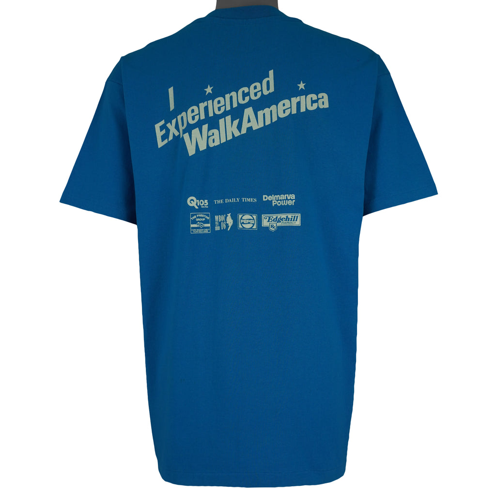 Vintage (Hanes) - Eastern Shore Walk America T-Shirt 1990s X-Large Vintage Retro