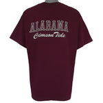 NIKE - NCAA University of Alabama Crimson Tide T-Shirt 1990s X-Large Vintage Retro