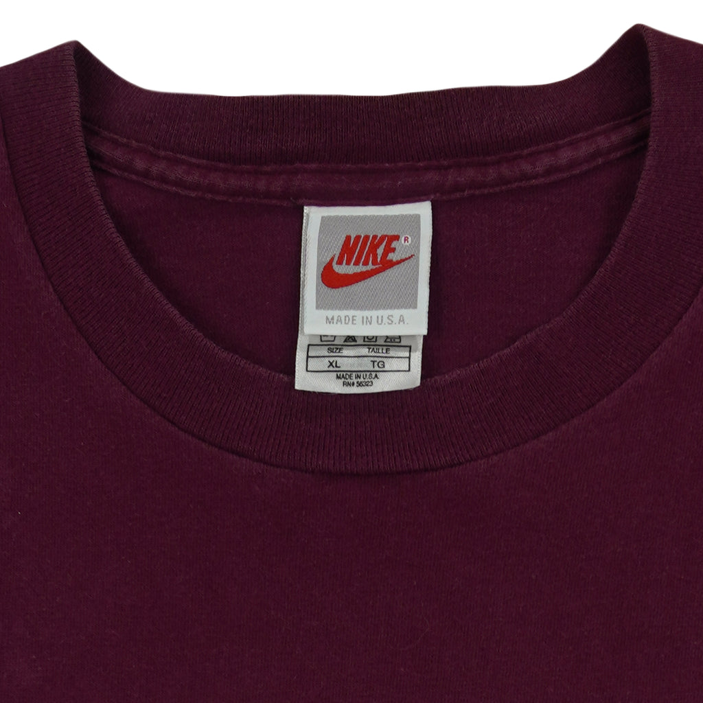 NIKE - NCAA University of Alabama Crimson Tide T-Shirt 1990s X-Large Vintage Retro