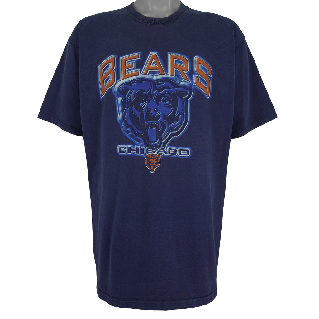 NFL (Pro Player) - Chicago Bears Big Logo T-Shirt 1990s X-Large Vintage Retro Football