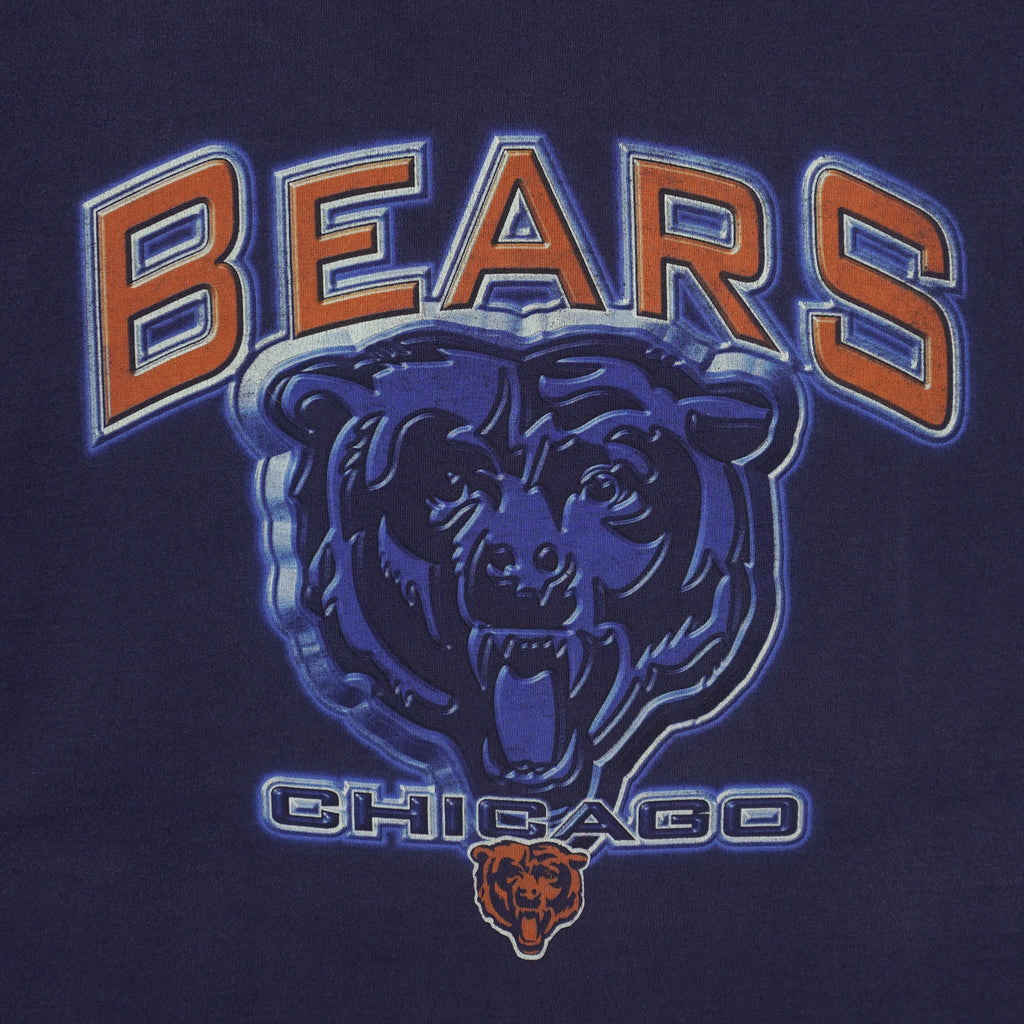 NFL (Pro Player) - Chicago Bears Big Logo T-Shirt 1990s X-Large Vintage Retro Football