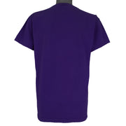 MLB (Dynasty) - Purple Colorado Rockies T-Shirt 2002 Medium Vintage Retro Baseball